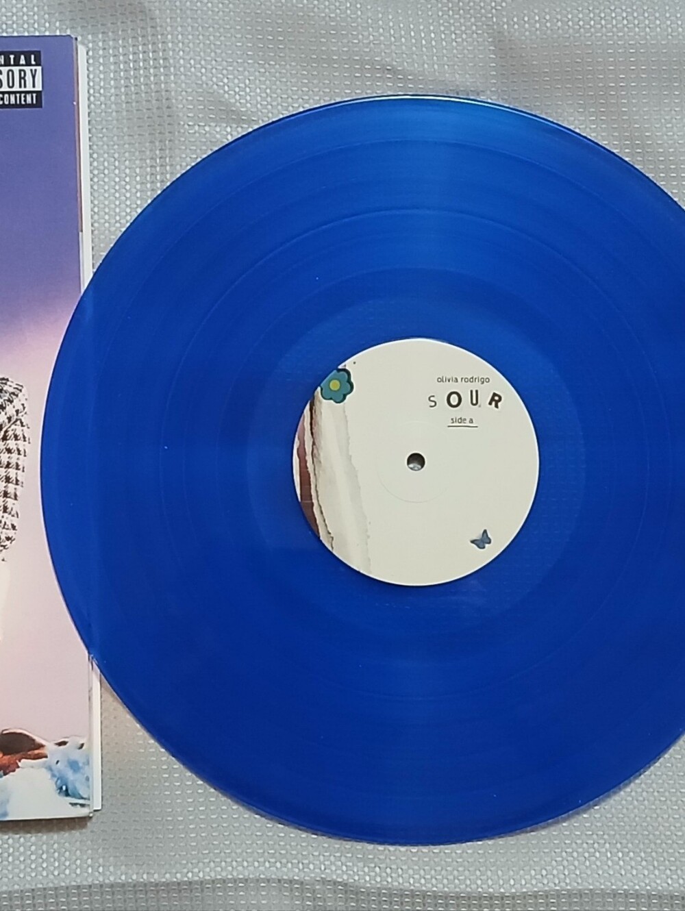 Olivia Rodrigo "Sour" Deluxe LP Target Exclusive Translucent Blue Album Vinyl